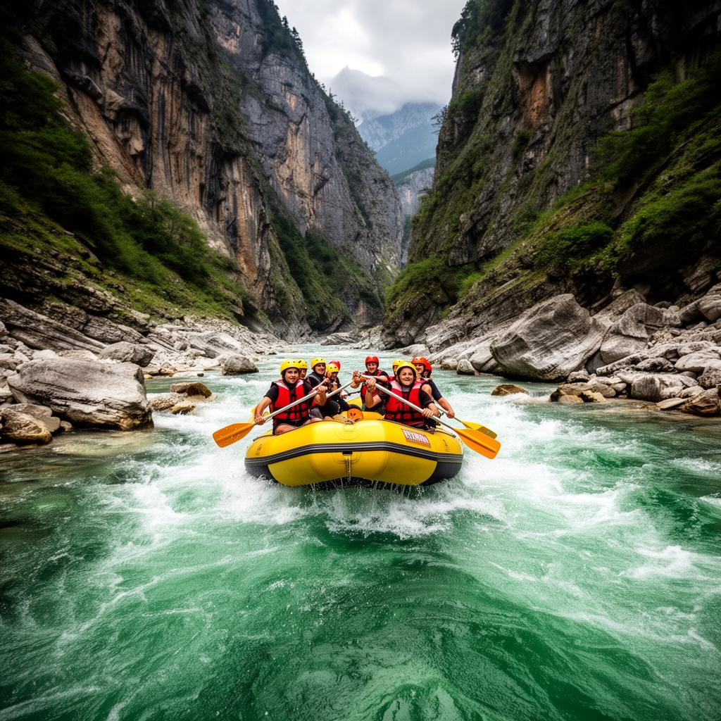 Rafting · Tara canyon